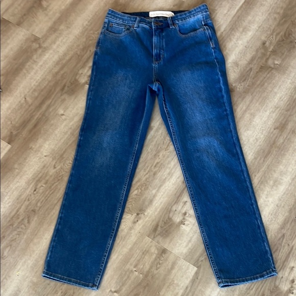 Soft Surroundings Classic Denim Straight Leg Jeans Size 8 - Picture 1 of 6